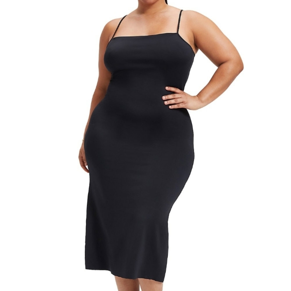 Good American scuba spaghetti dress